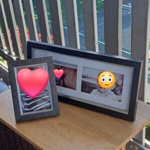 Matching Photo Frame Bundle - Dark Brown & Silver Frames